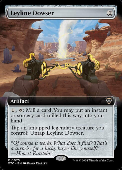 Leyline Dowser (otc) (75) / Extended Art