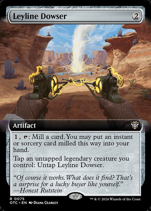 Leyline Dowser (otc) (75) / Extended Art
