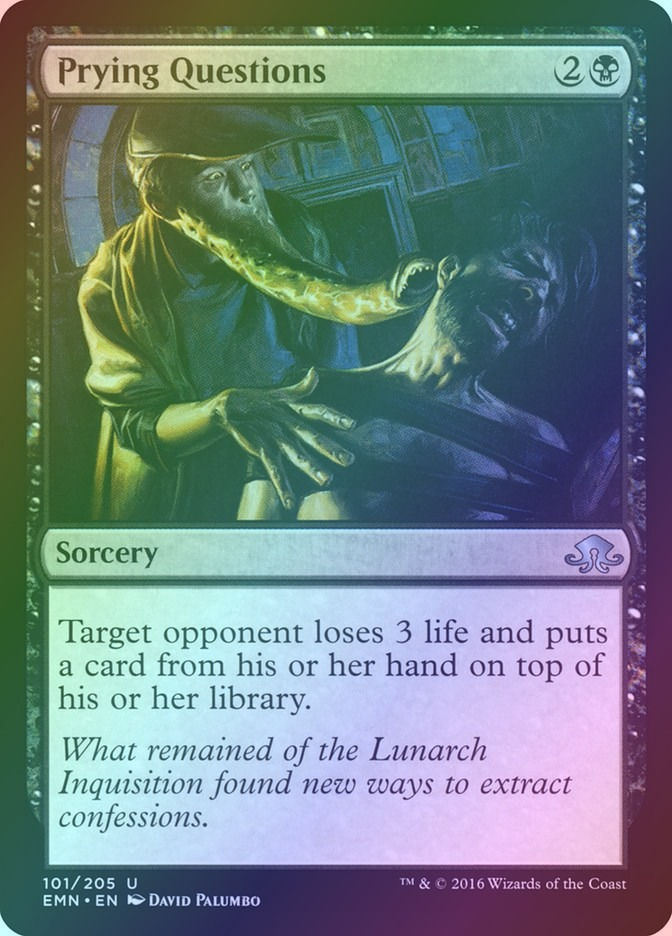Prying Questions (EMN) (101) / Foil