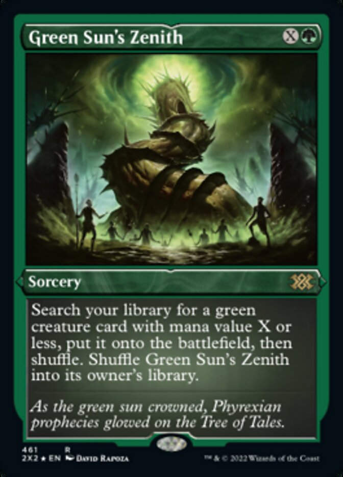 Green Sun's Zenith (2X2) / Etched Foil