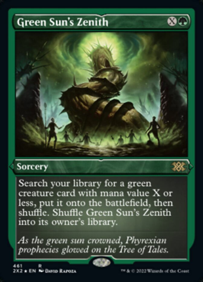 Green Sun's Zenith (2X2) / Etched Foil