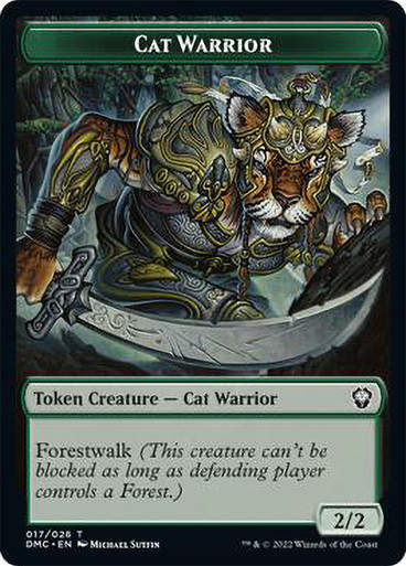 Cat Warrior Token (tdmc)