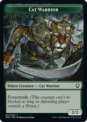 Cat Warrior Token (tdmc)