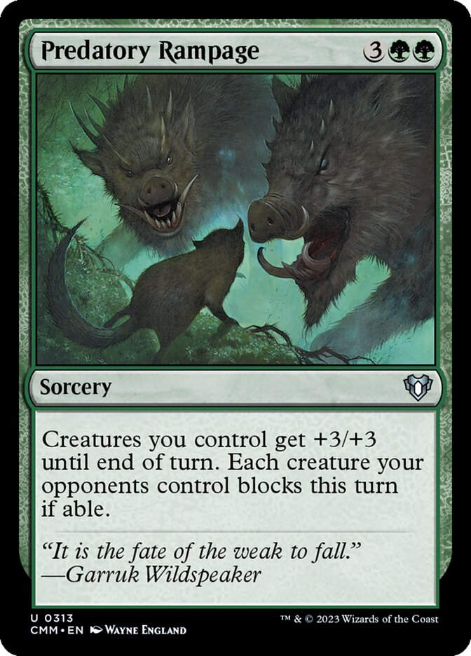 Predatory Rampage (CMM) (313)