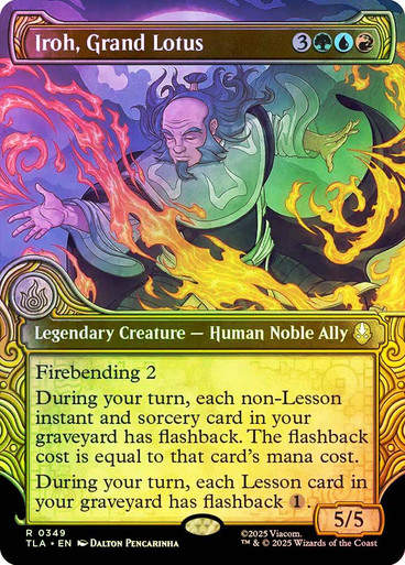 Iroh, Grand Lotus (TLA) (349) / Showcase / Foil