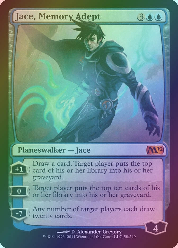 Jace, Memory Adept (M12) (58) / Foil