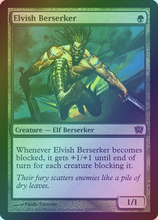 Elvish Berserker (9ED) (237★) / Foil