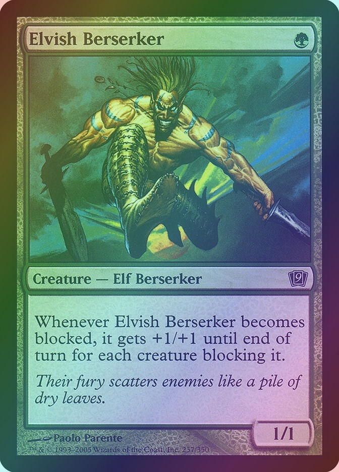Elvish Berserker (9ED) (237★) / Foil