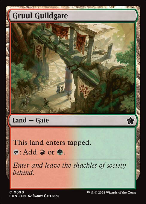 Gruul Guildgate (FDN) (690) (Starter)
