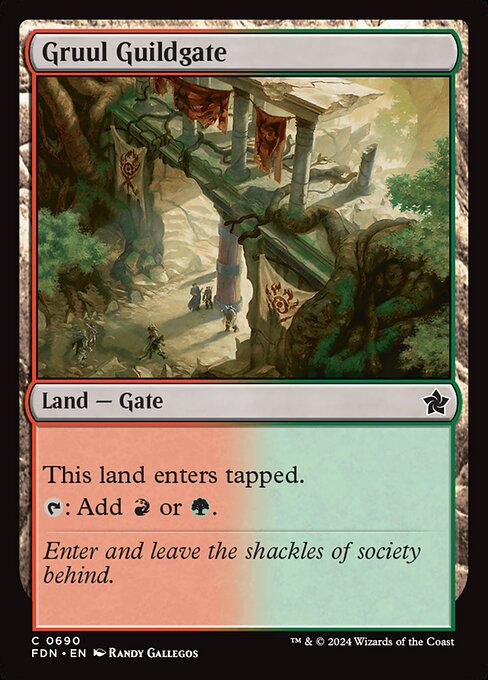 Gruul Guildgate (FDN) (690) (Starter)