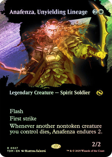Anafenza, Unyielding Lineage (TDM) (327) / Foil / Showcase BL