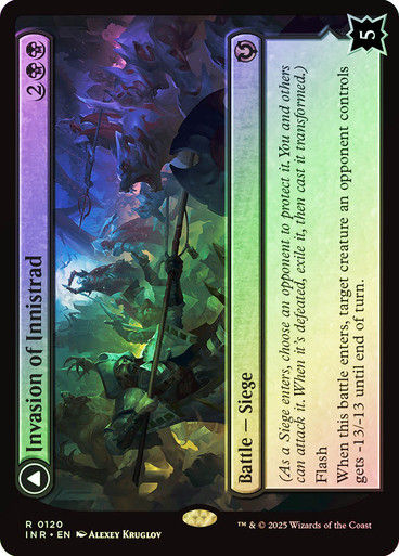 Invasion of Innistrad // Deluge of the Dead (INR) (120) / Foil — cara 1 de 2