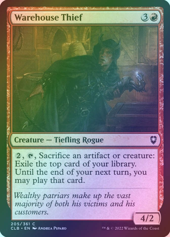 Warehouse Thief (CLB) (205) / Foil