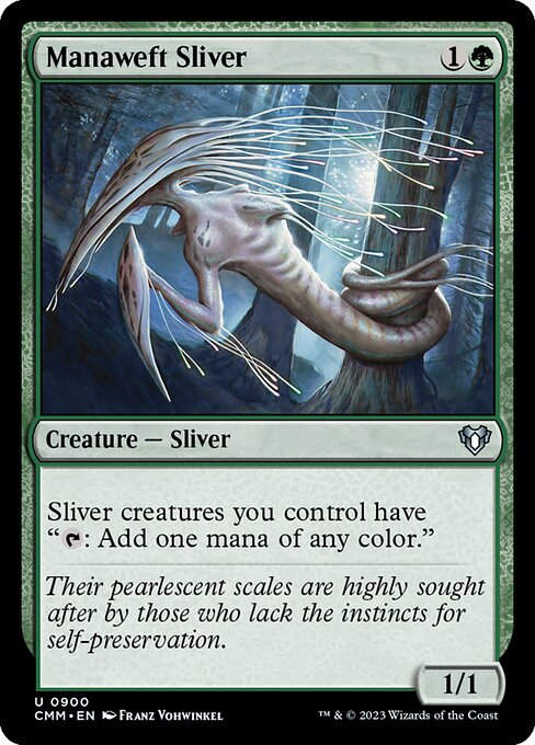 Manaweft Sliver (cmm) (Commander Deck)