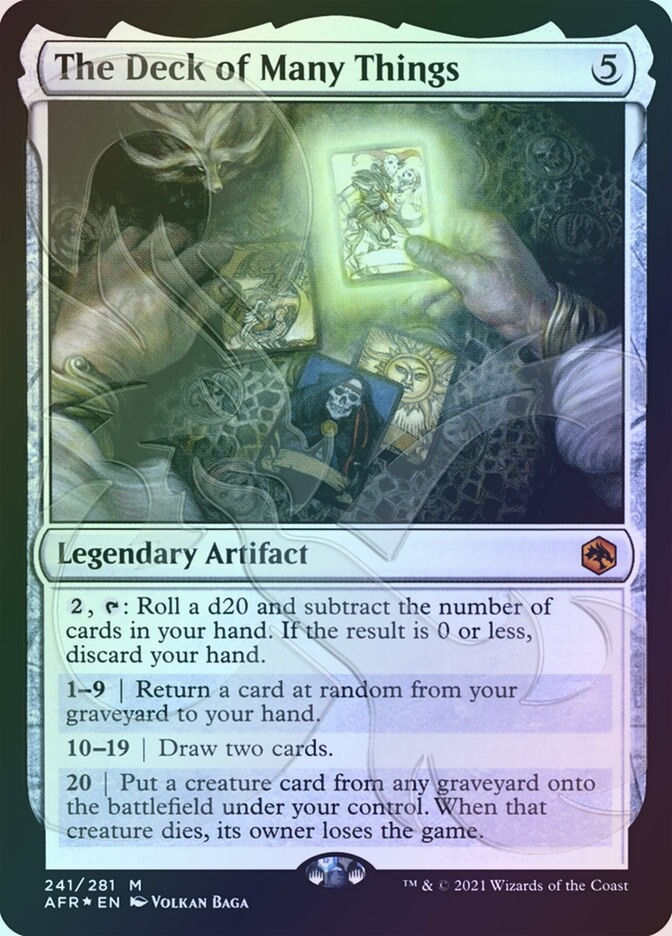 The Deck of Many Things (PAFR) (241a) / Embossed Foil