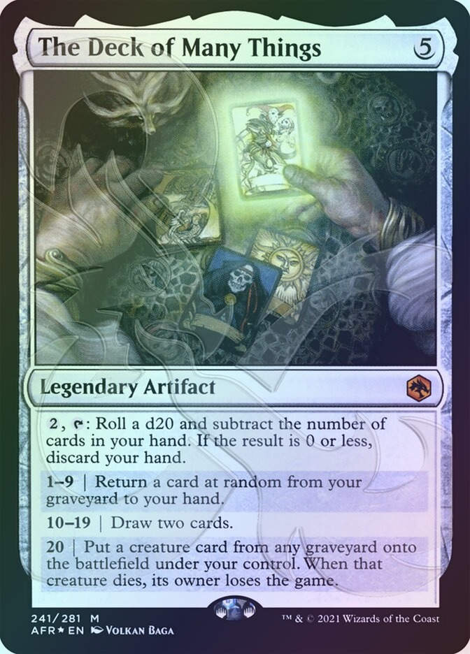 The Deck of Many Things (PAFR) (241a) / Embossed Foil