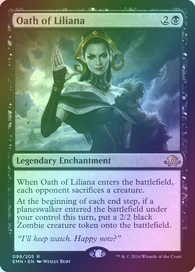 Oath of Liliana (EMN) (99) / Foil