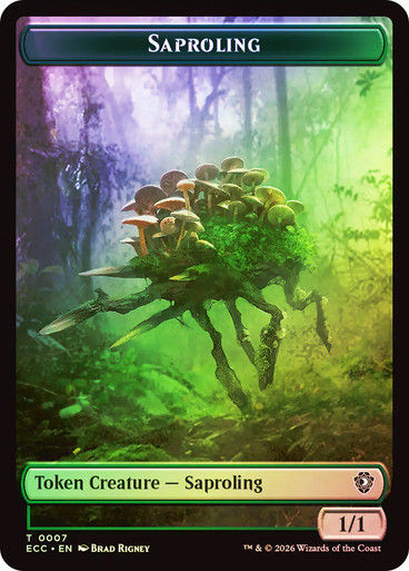 Saproling // Scarecrow (TECC) / Foil — cara 1 de 2