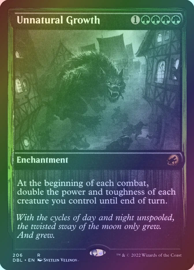 Unnatural Growth (DBL) (206) / Foil