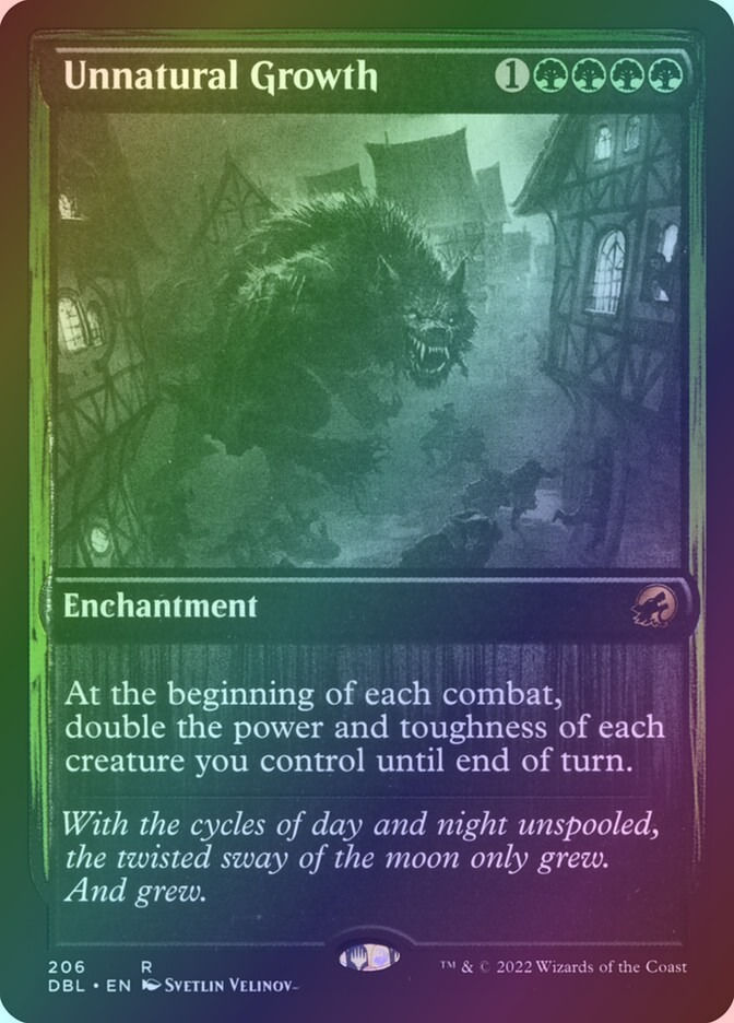 Unnatural Growth (DBL) (206) / Foil