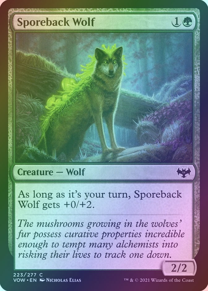 Sporeback Wolf (VOW) (223) / Foil