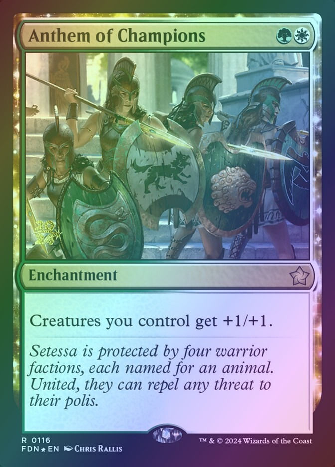Anthem of Champions (PFDN) (116s) / Foil