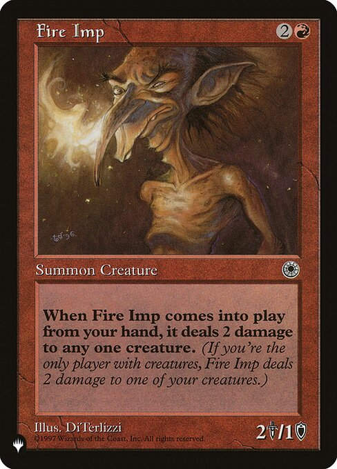 Fire Imp (PLST) (POR-126)