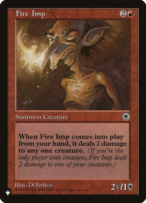 Fire Imp (PLST) (POR-126)