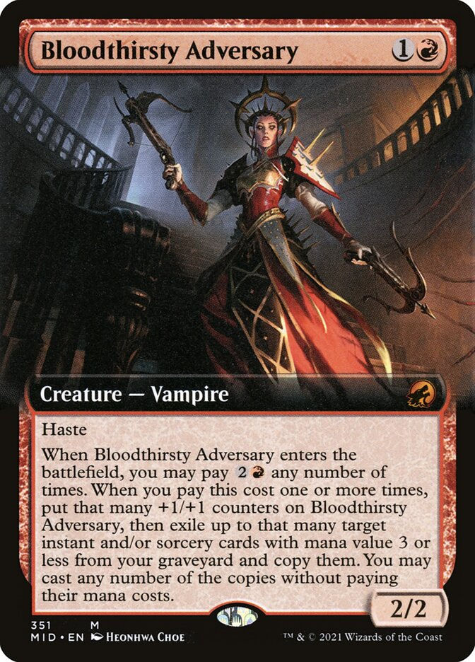 Bloodthirsty Adversary (MID) (351) / Extended Art