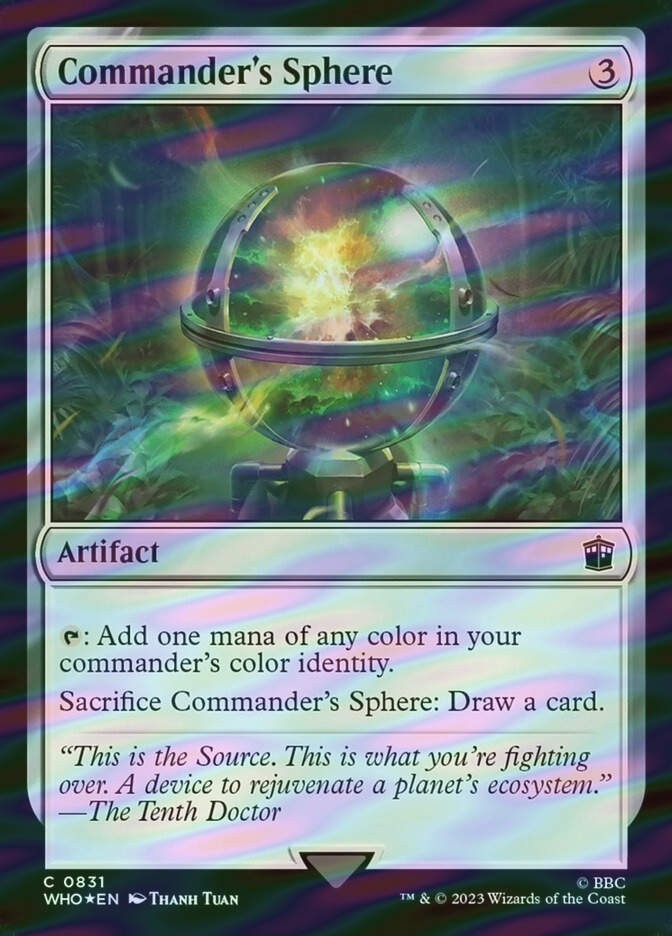 Commander's Sphere (WHO) (831) / Surge Foil