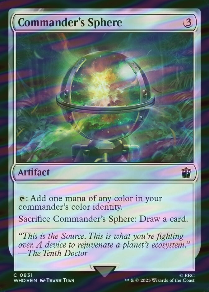 Commander's Sphere (WHO) (831) / Surge Foil