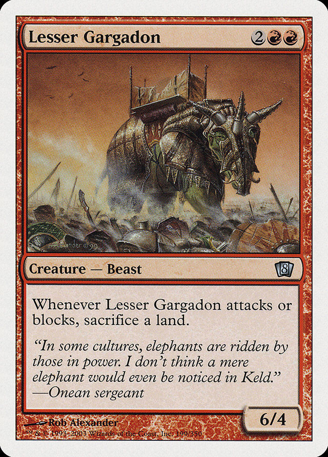 Lesser Gargadon (8ED) (199)
