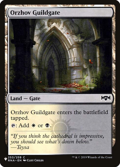 Orzhov Guildgate (PLST) (RNA-253)
