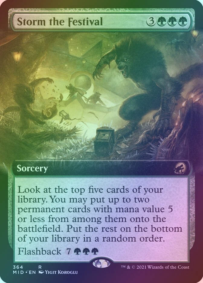 Storm the Festival (MID) (364) / Extended Art / Foil
