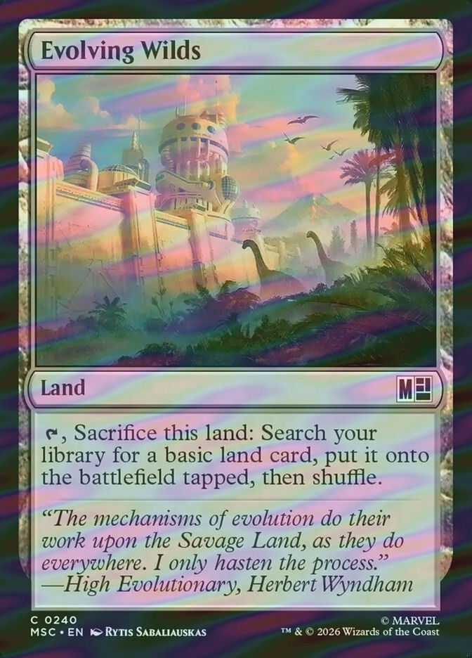 Evolving Wilds (MSC) (240) / Surge Foil