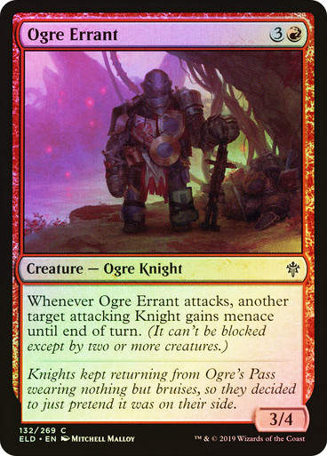 Ogre Errant (ELD) (132) / Foil