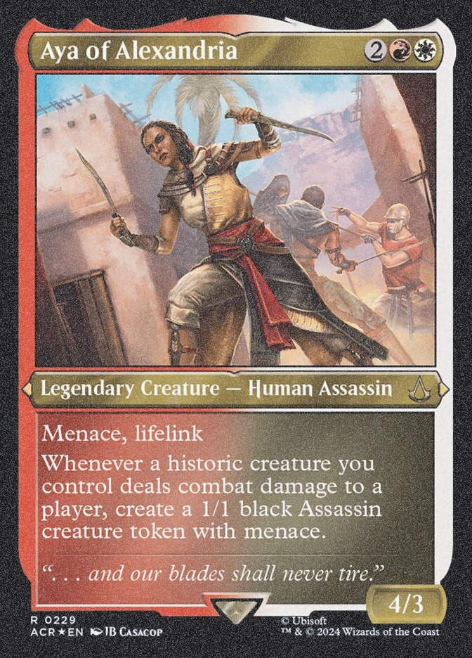 Aya of Alexandria (ACR) (229) / Foil Etched