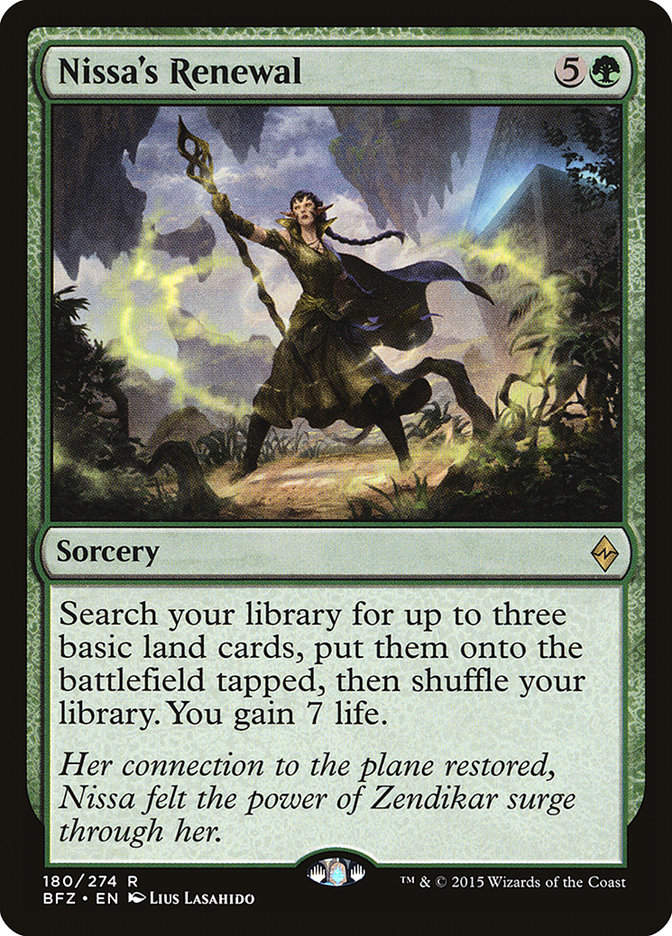 Nissa's Renewal (BFZ) (180)
