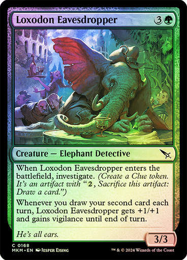 Loxodon Eavesdropper (mkm) (168) / Foil