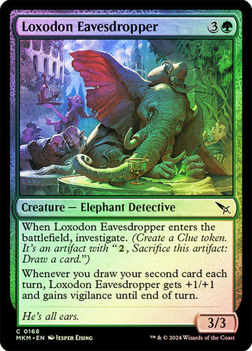 Loxodon Eavesdropper (mkm) (168) / Foil