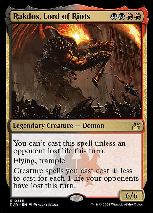 Rakdos, Lord of Riots (rvr) (215)
