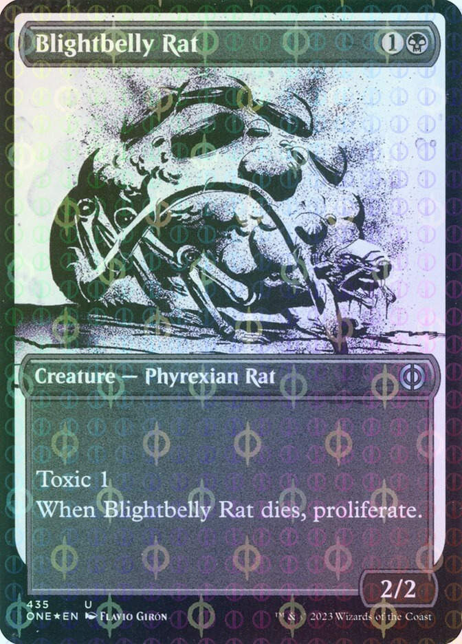 Blightbelly Rat (ONE) (435) / Showcase / Compleat Foil