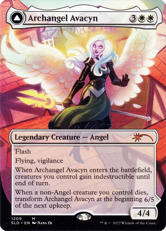 Archangel Avacyn // Avacyn, the Purifier (SLD) (1209) — cara 1 de 2