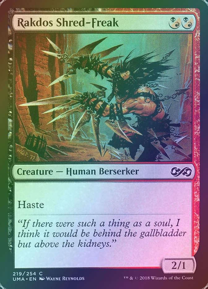 Rakdos Shred-Freak (UMA) (219) / Foil