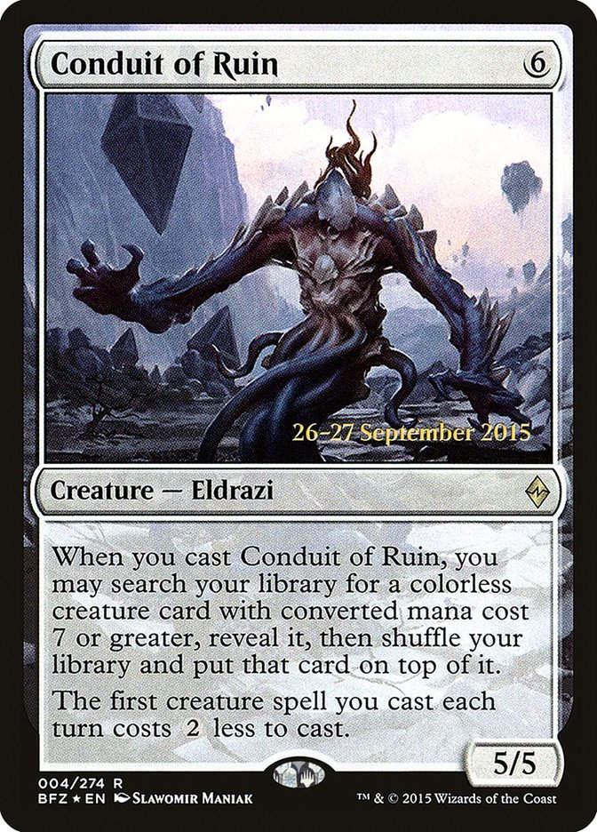 Conduit of Ruin (PBFZ) (4s) / Foil