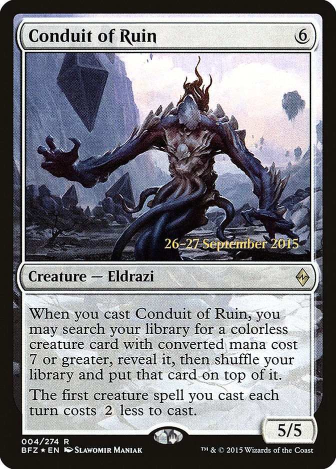 Conduit of Ruin (PBFZ) (4s) / Foil