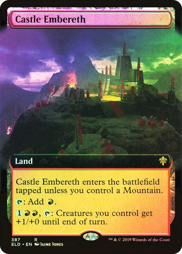 Castle Embereth (ELD) (387) / Extended Art / Foil