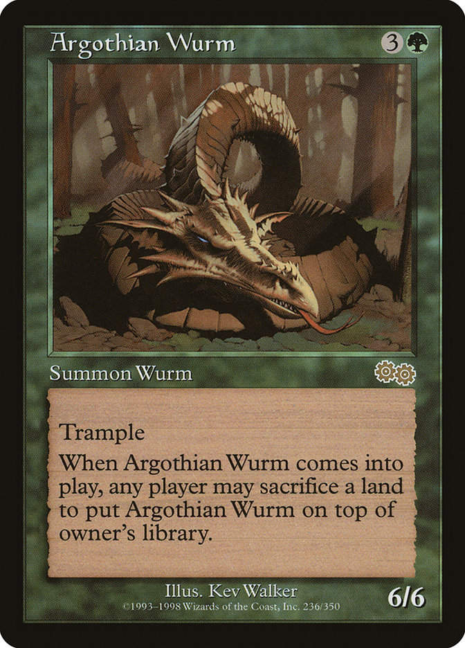 Argothian Wurm (USG) (236)