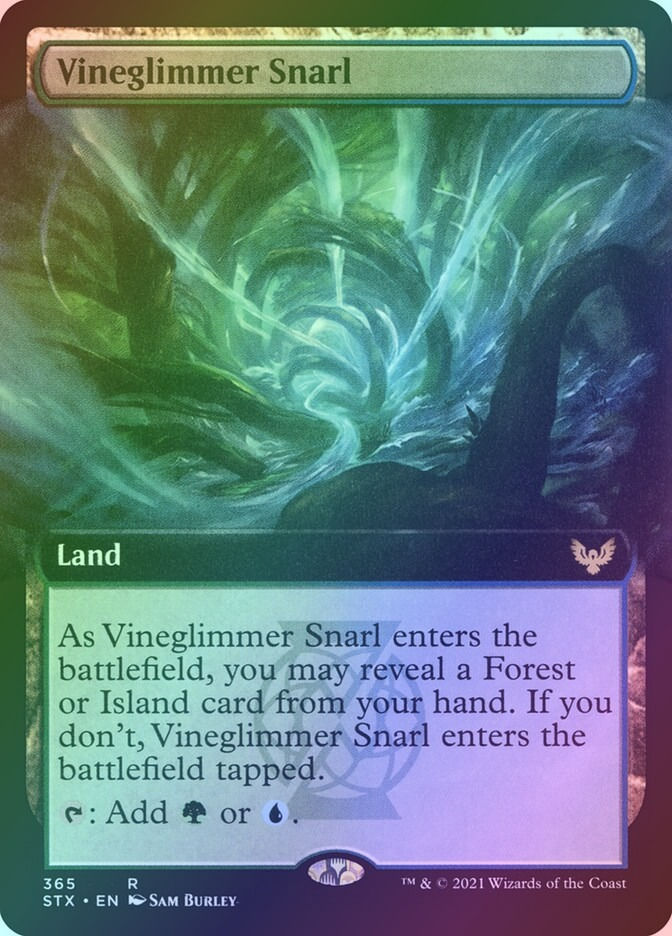Vineglimmer Snarl (STX) (365) / Extended Art / Foil