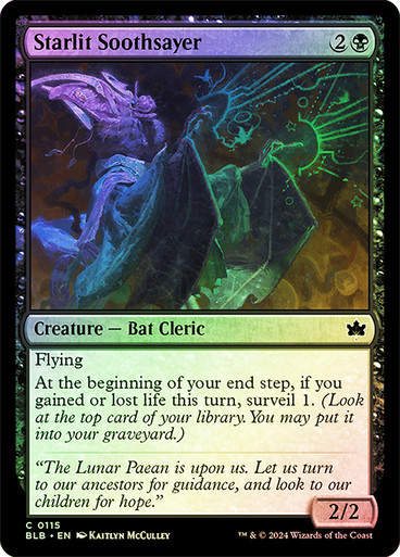 Starlit Soothsayer (blb) (115) / Foil